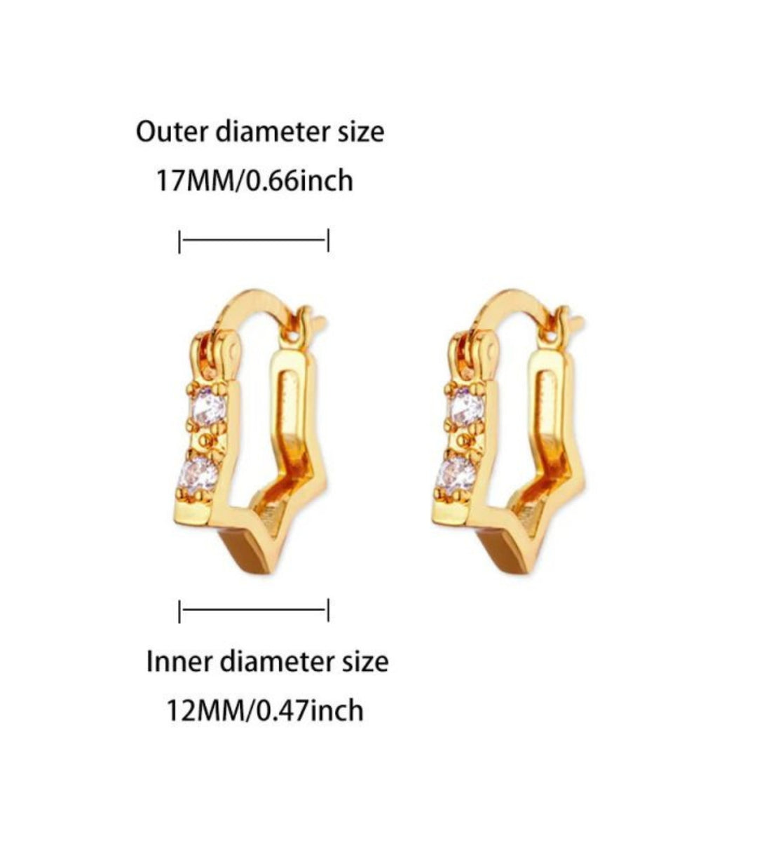 Aretes diamond star