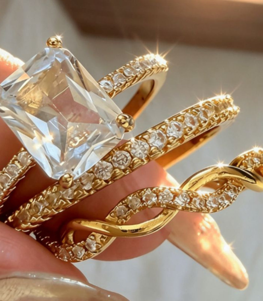 Anillo Set de 3 Pzs #8