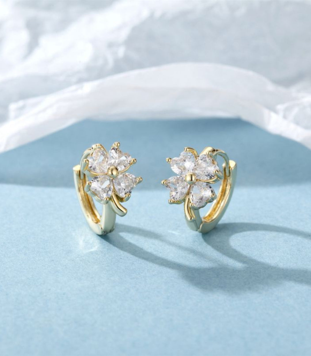 Aretes Clover Zirconias