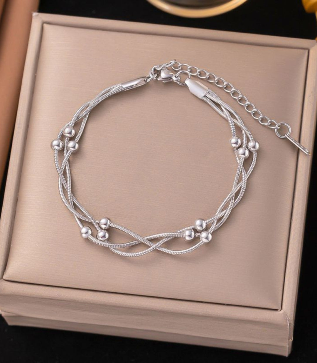 Brazalete Silver Threelayer