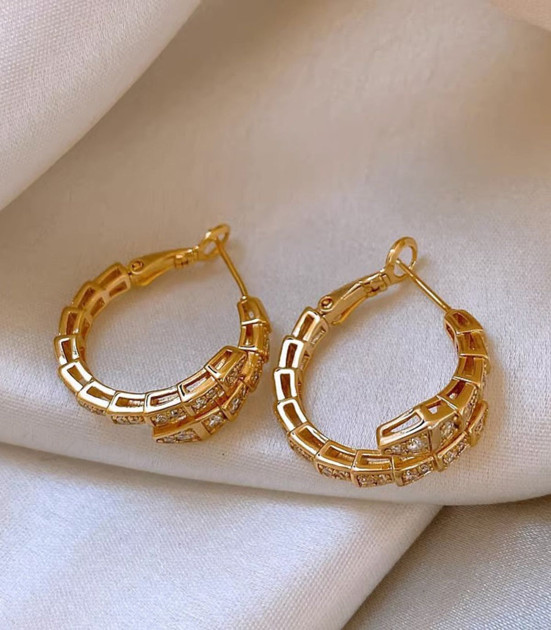 Aretes Gold Snake