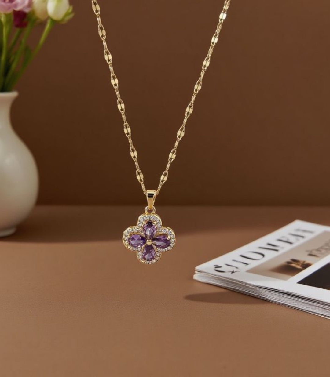 Collar Violet Clover