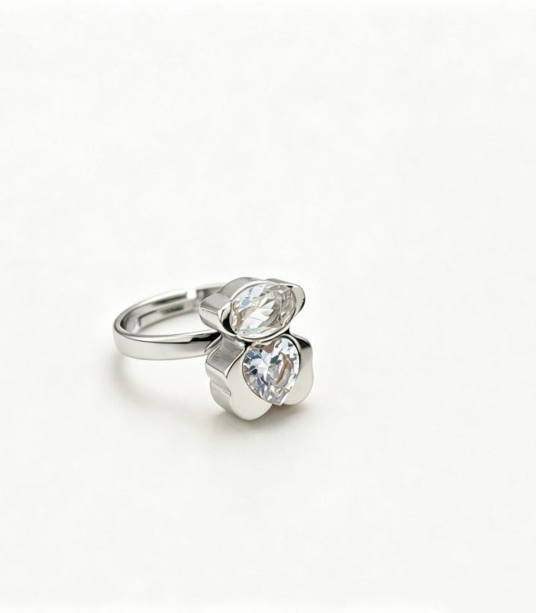 Anillo Plata Oso con Zirconias