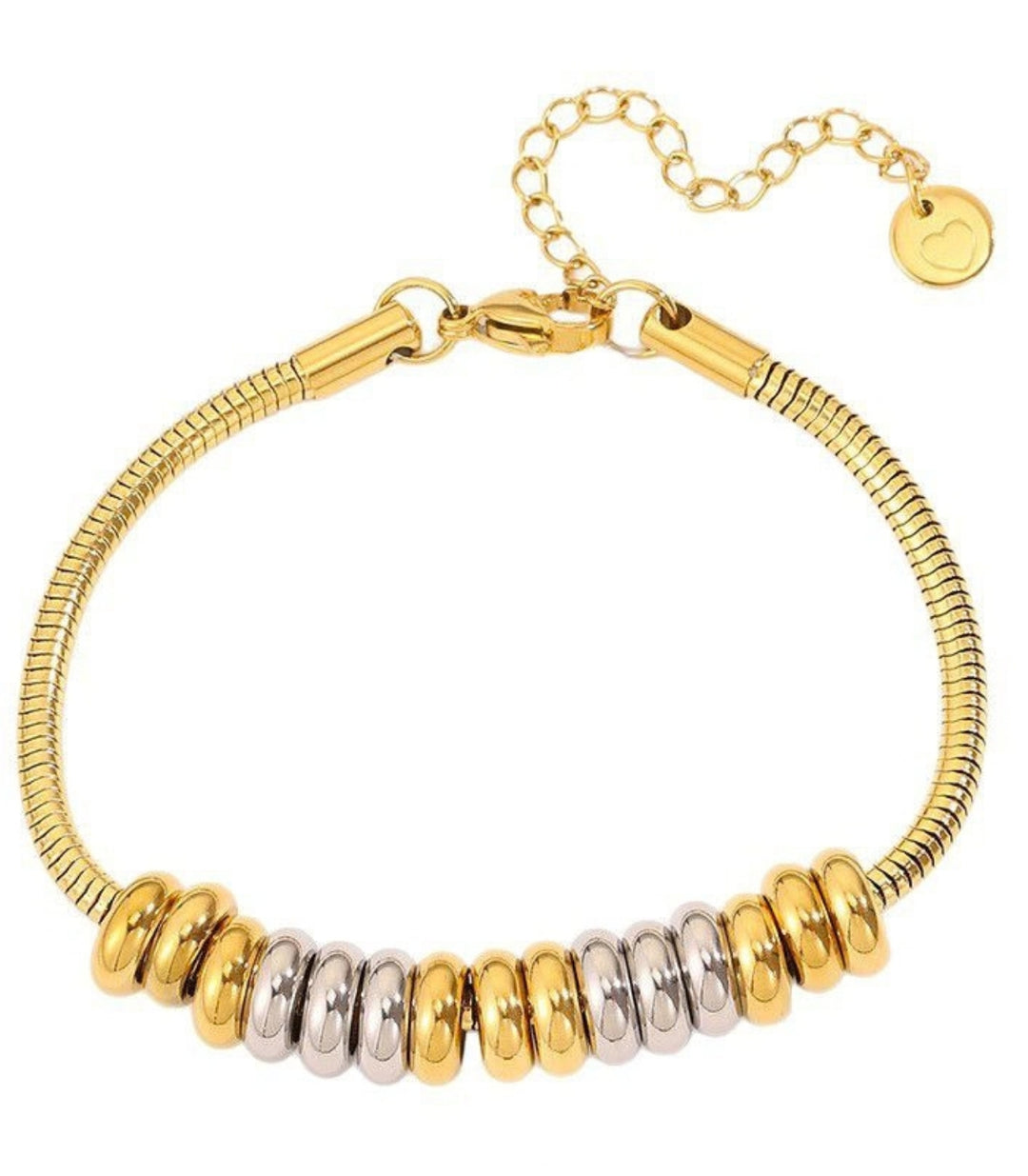 Brazalete Beaded Bicolor
