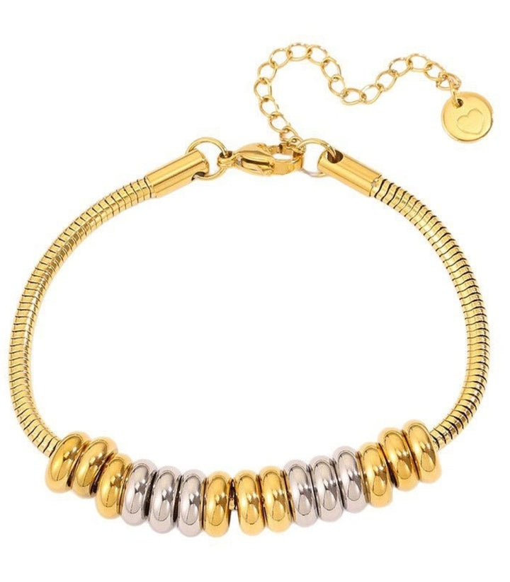 Brazalete Beaded Bicolor