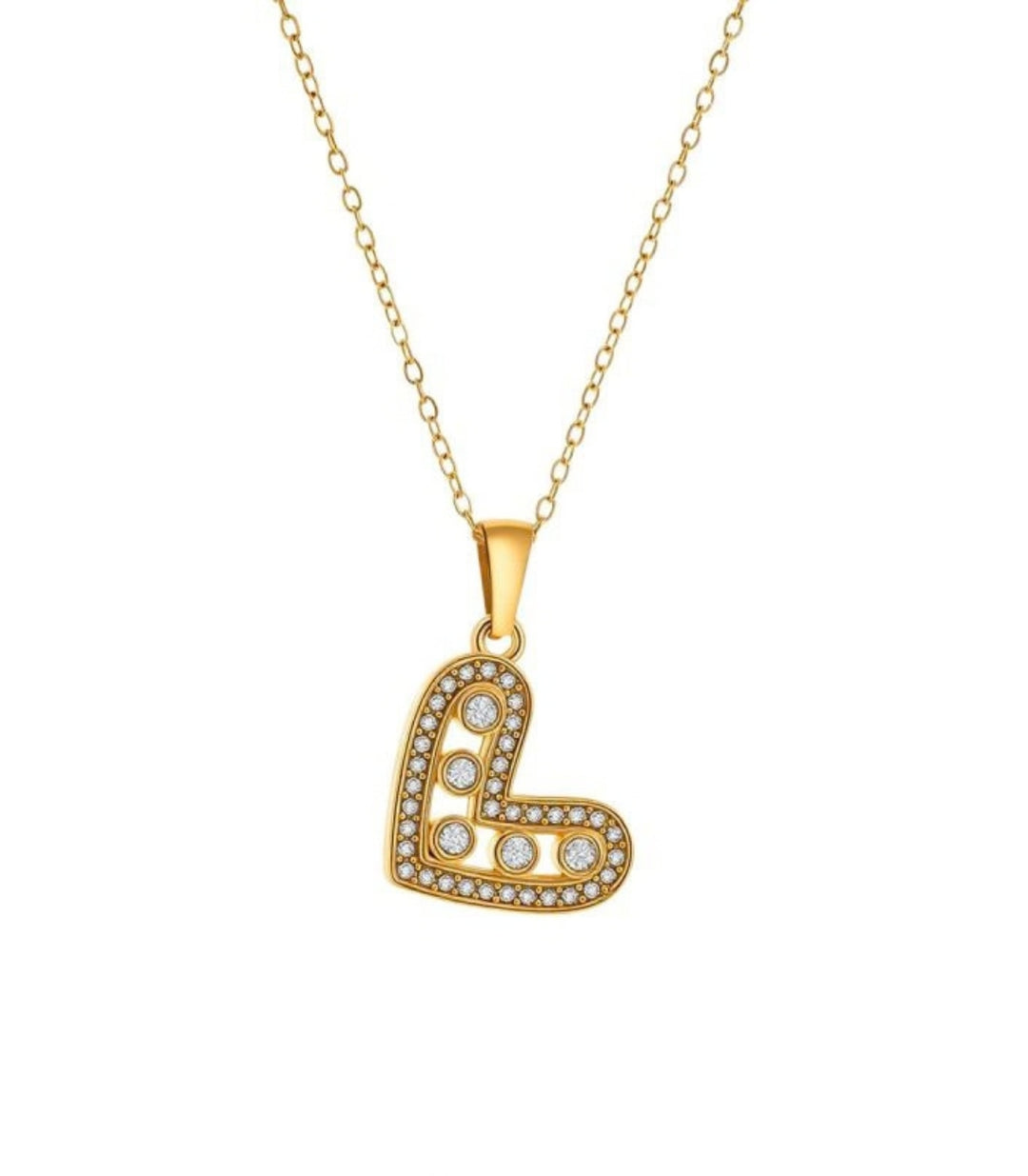 Collar Heart Beaded