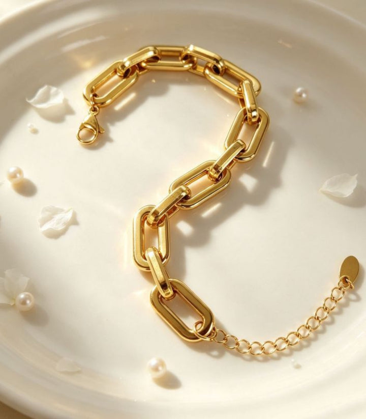 Brazalete Paperclip Chunky Chain