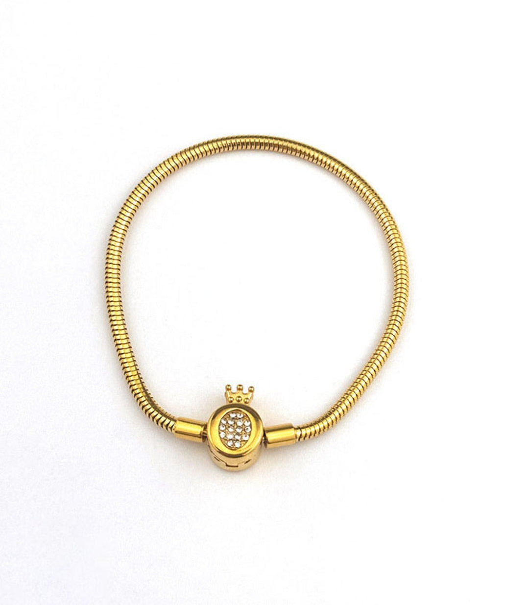 Brazalete Gold Crown Clasp