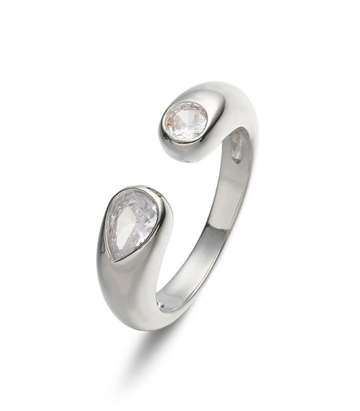 Anillo Plata con Zirconia