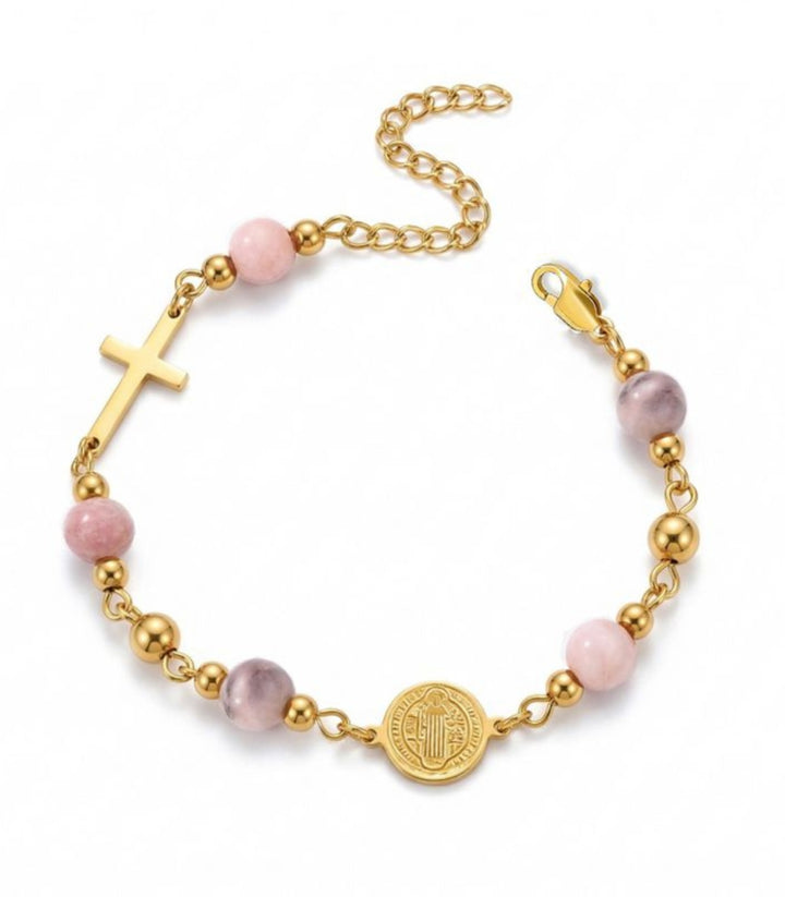 Brazalete Pink Zebra St. Benedic