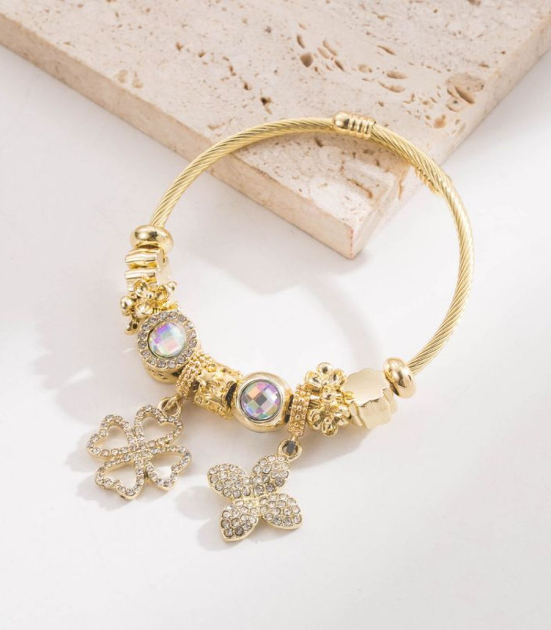 Brazalete Charms clover