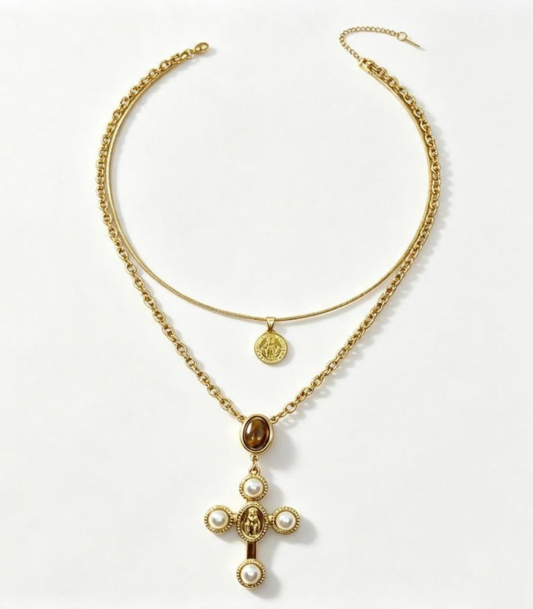 Collar Cross Multi layered