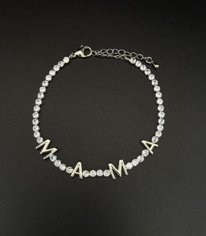 Brazalete mamá diamond white