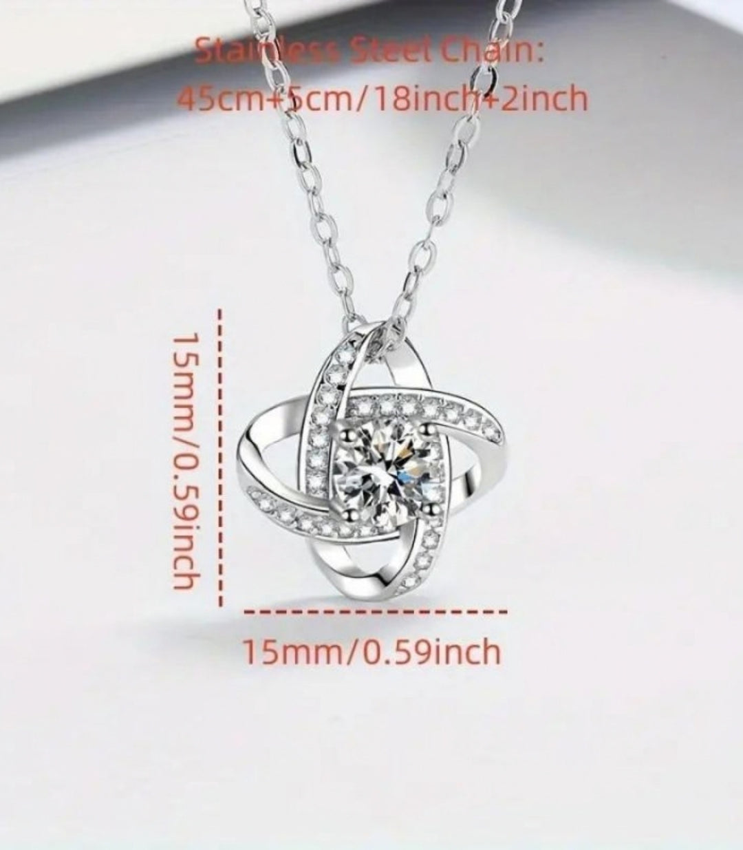 Collar Silver Diamond Wrap