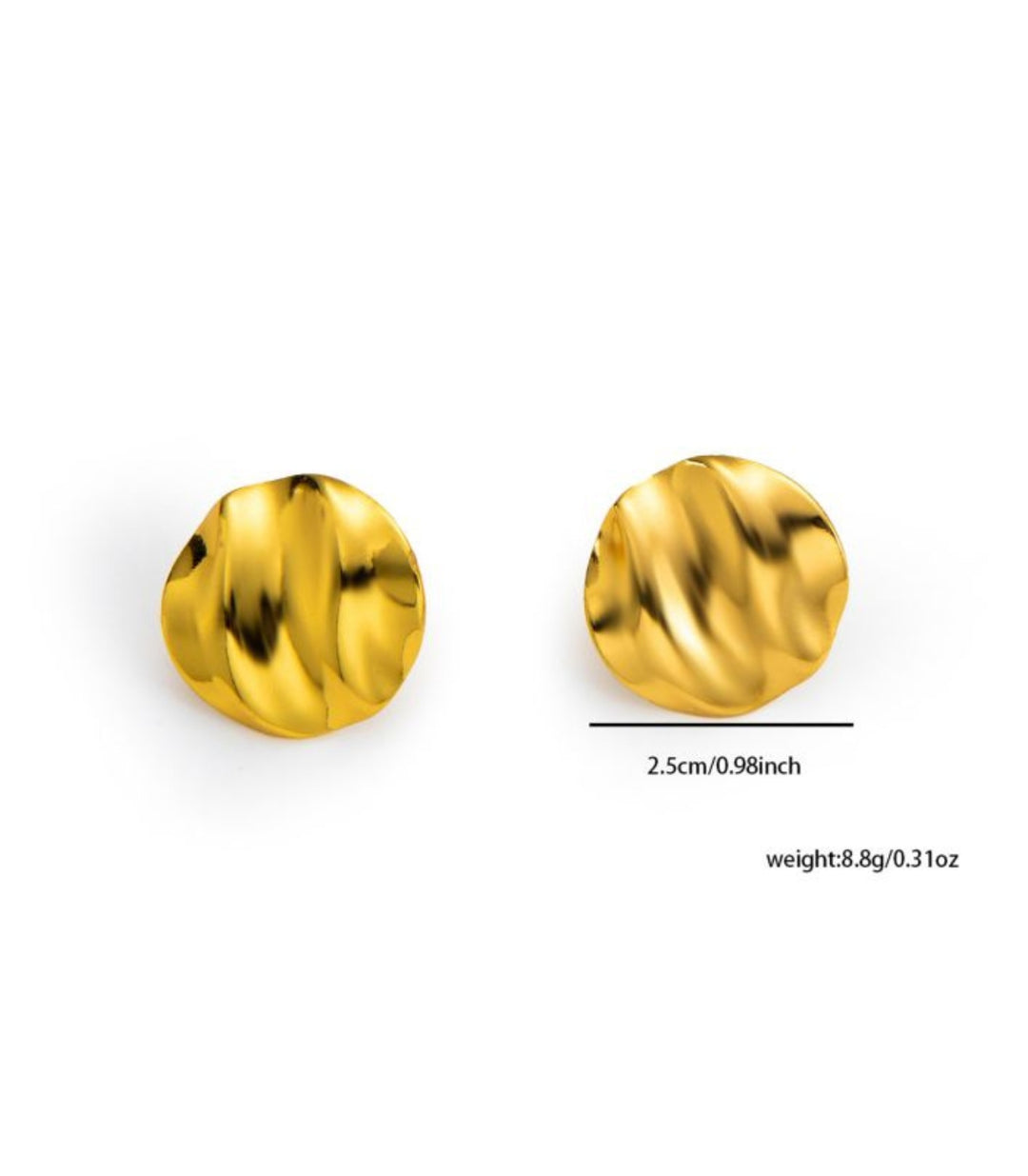 Aretes Redondos Corrugadas