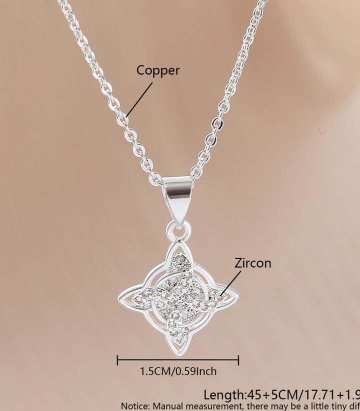 Collar Plata Nudo
