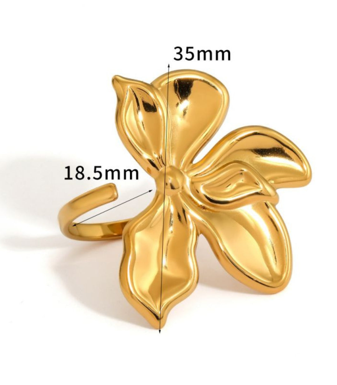 Anillo flor