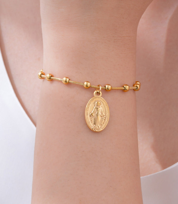 Brazalete Dorado Virgen