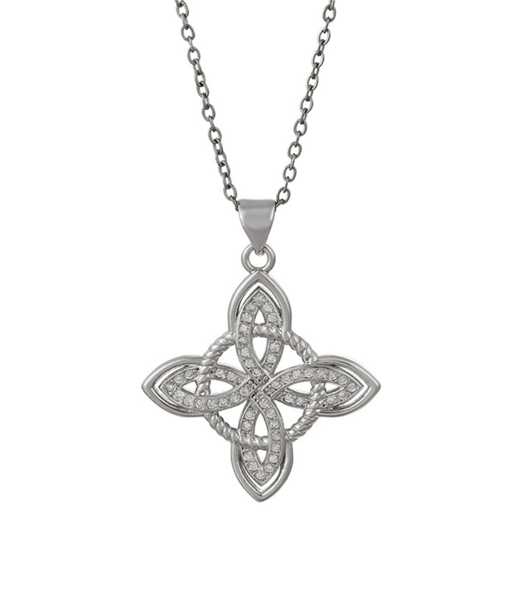 Collar Plata Nudo de Bruja Zirc 5