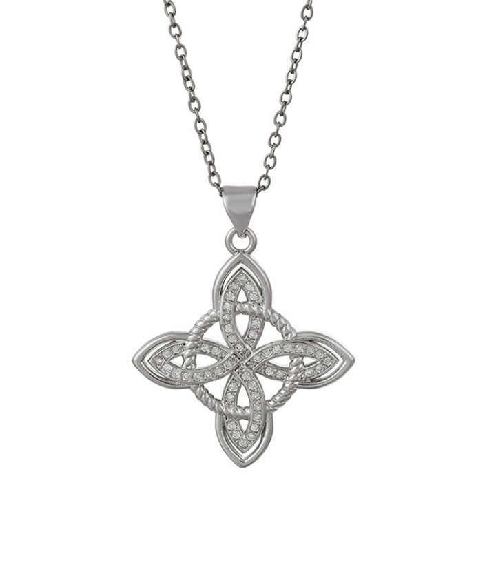 Collar Plata Nudo de Bruja Zirc 5