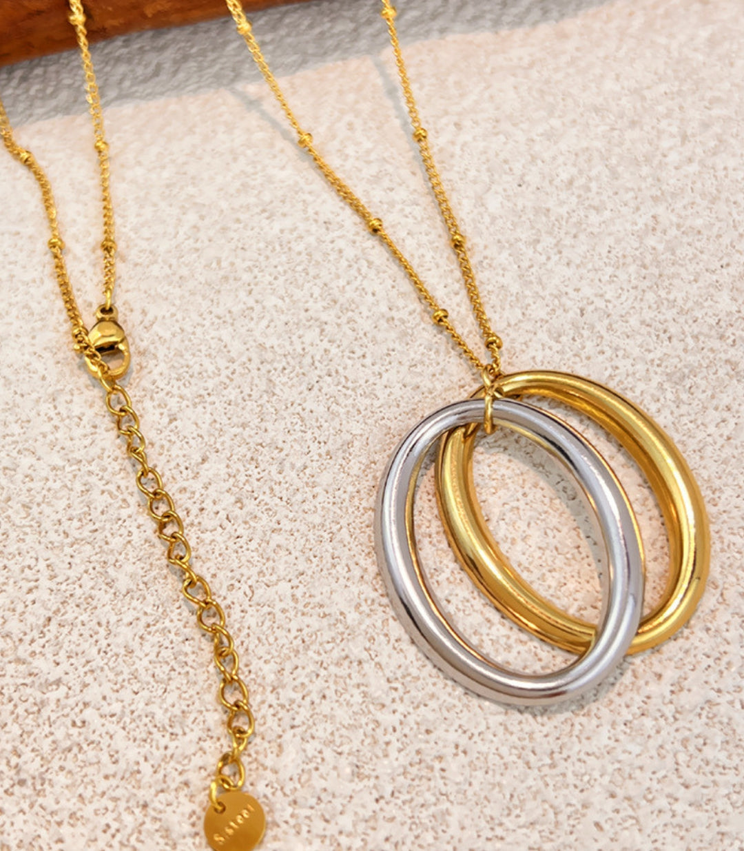 Collar oval bicolor