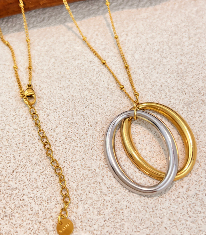 Collar oval bicolor