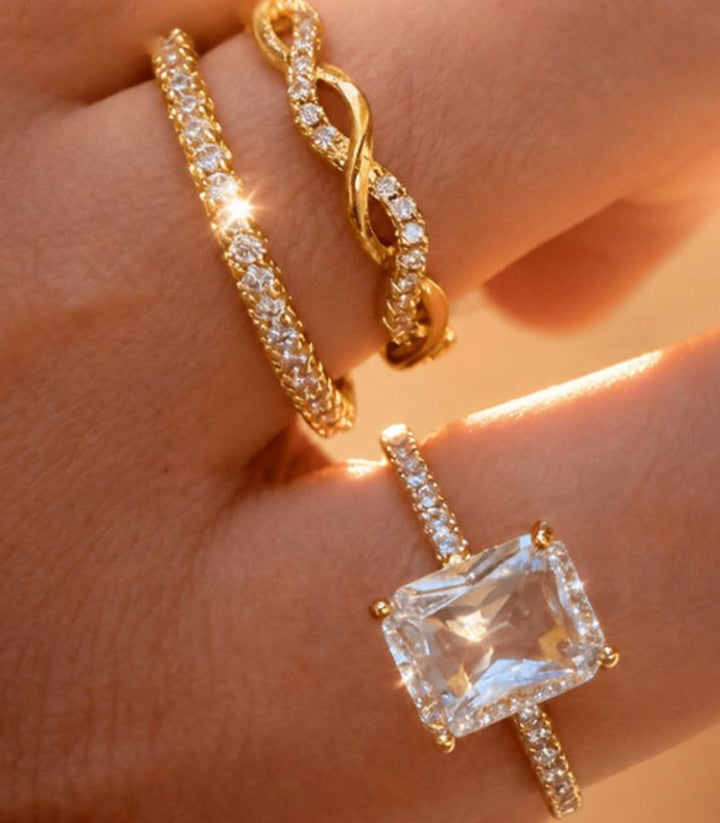 Anillo Set de 3 Pzs #7