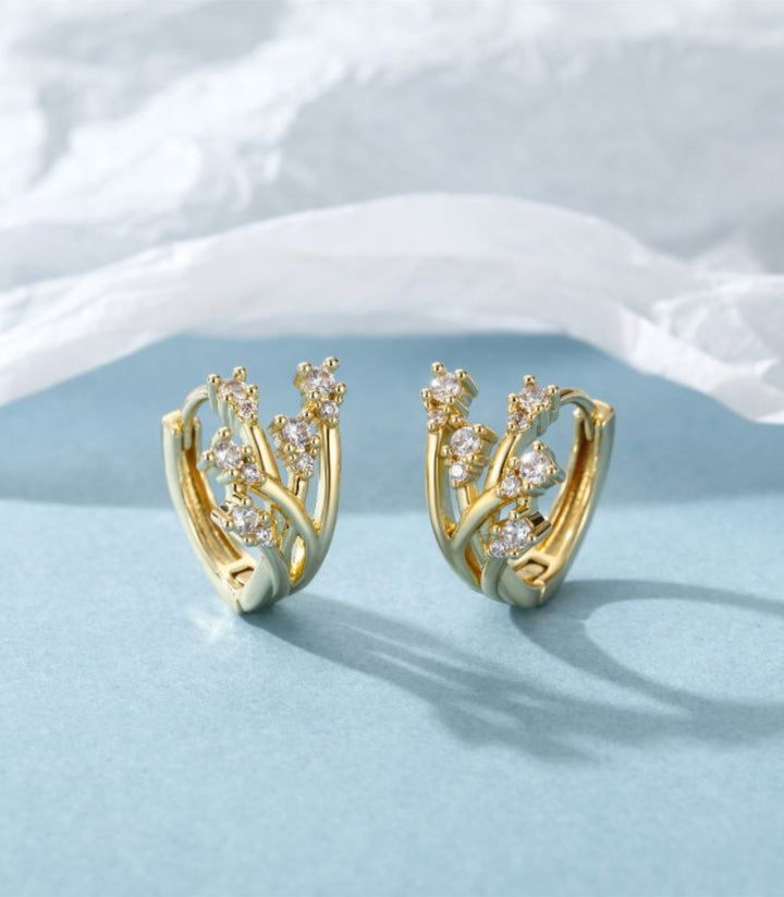 Aretes con Zirconias
