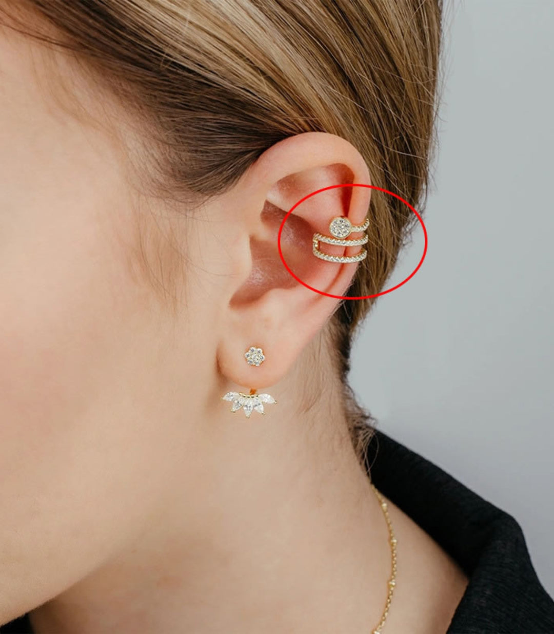 Arete gold S925 single diamond