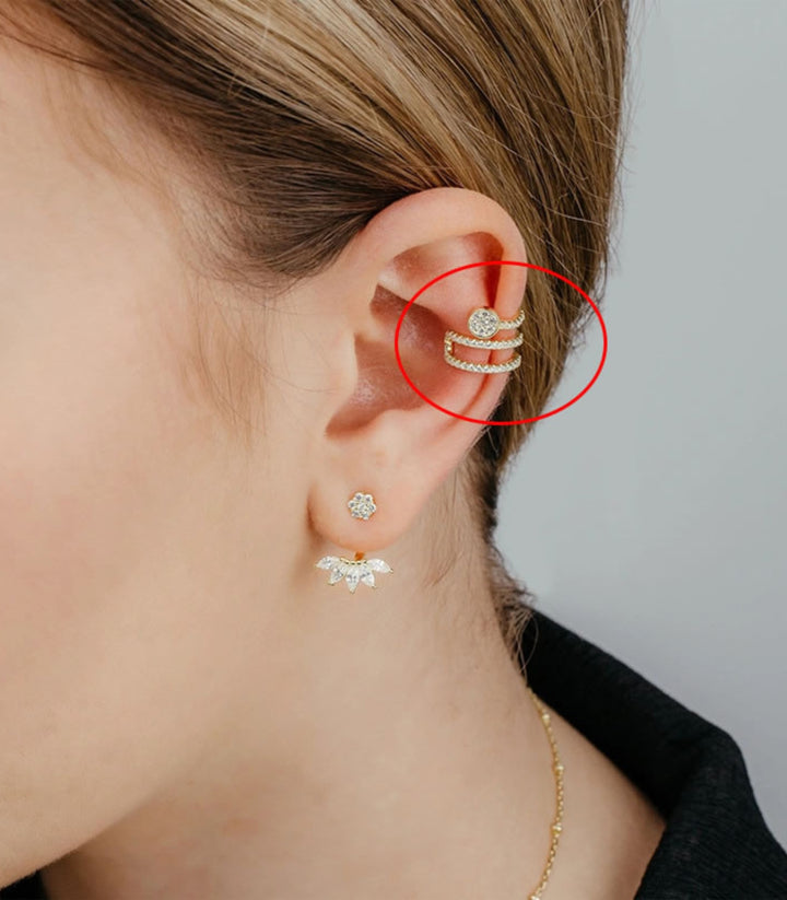 Arete gold S925 single diamond