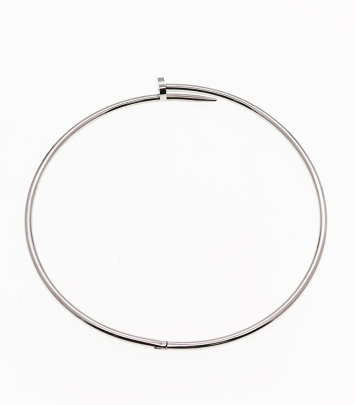 Collar gargantilla silver nail