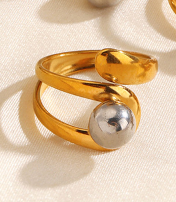Anillo Bicolor Ball