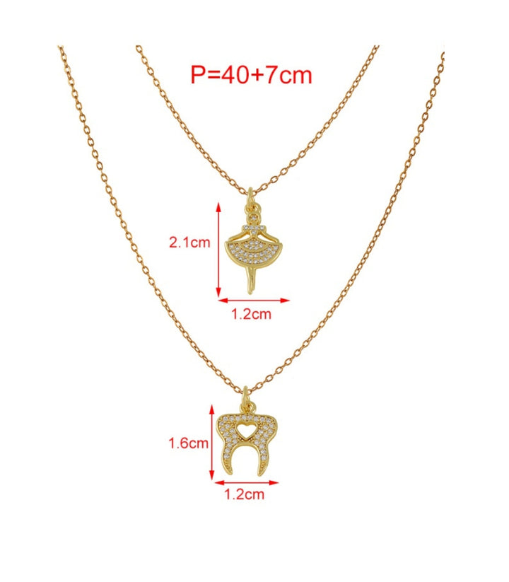 Collar tooth heart