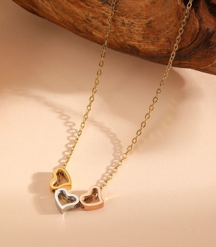 Collar 3 Corazones