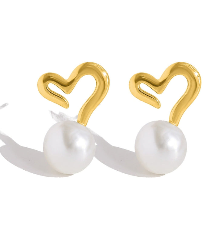 Aretes Love Pearl