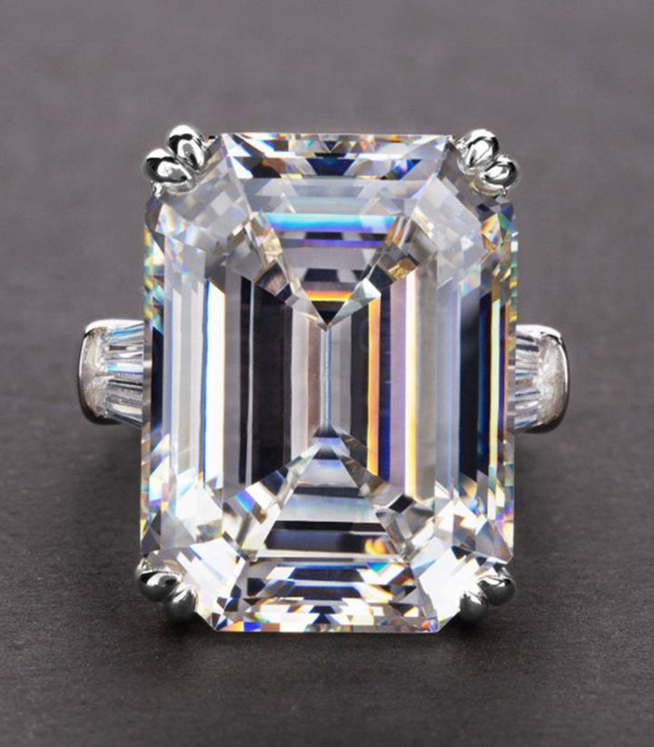 Anillo Zirconia Cristal # 8