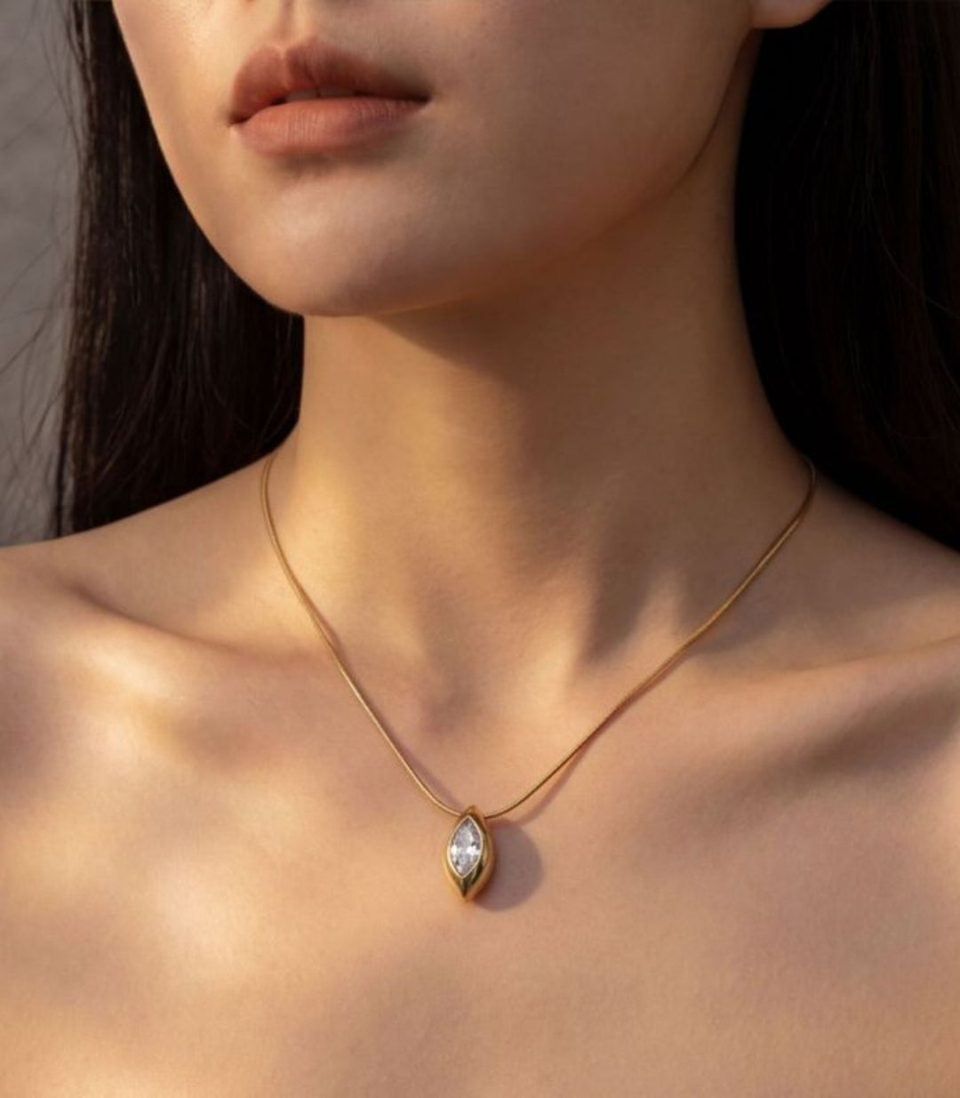 Collar White Diamond 18K