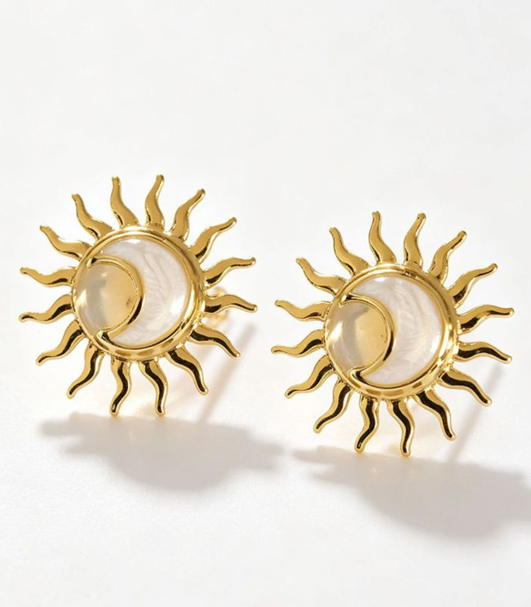 Aretes Moon Sun Stud