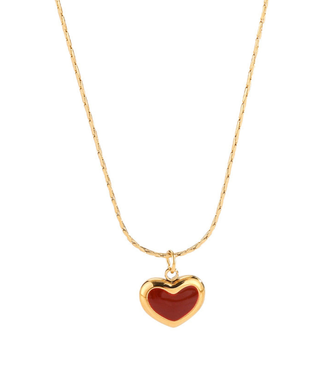 Collar Corazón Rojo
