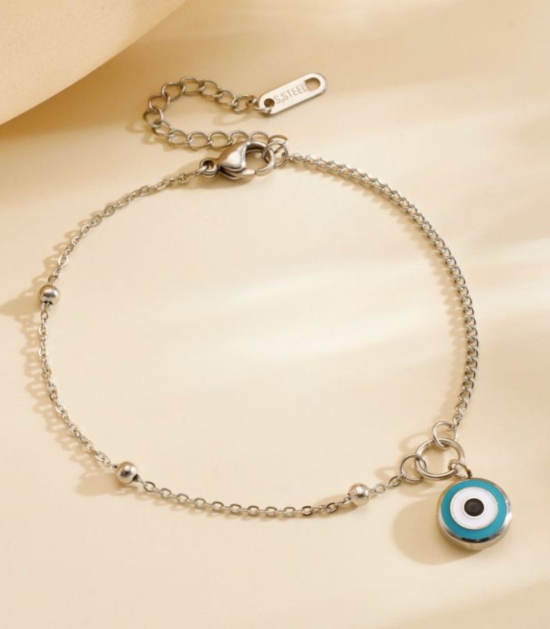 Tobillera silver eye