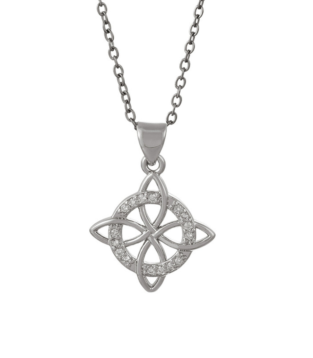 Collar Plata Nudo de Bruja Zirc 8