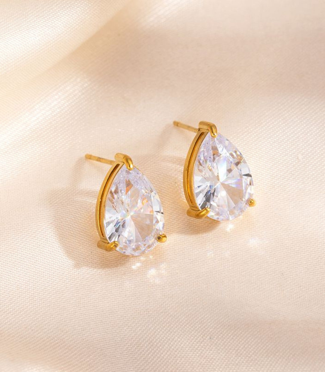 Aretes Zirconia Gota