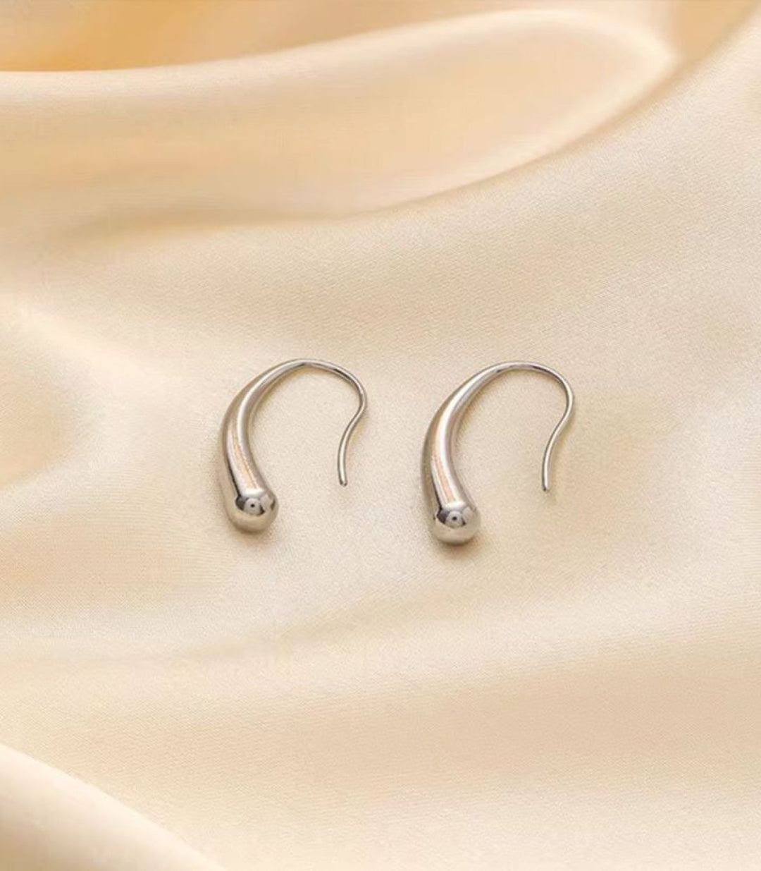 Aretes Plata Teardrop