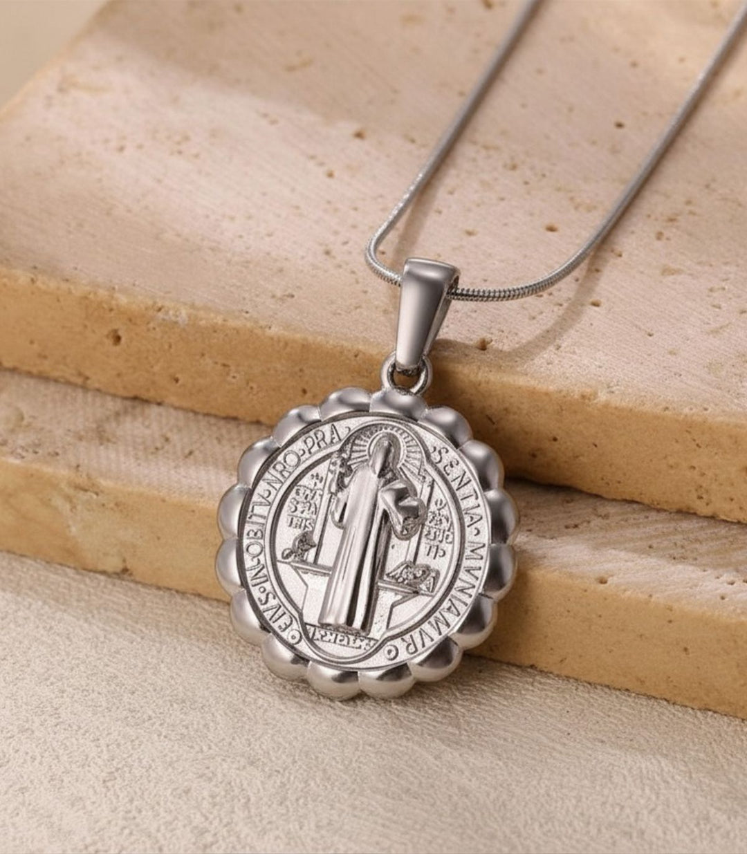 Collar plata san benito