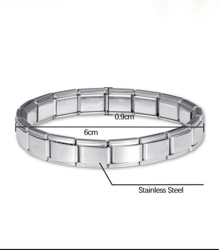 Brazalete italiano plata