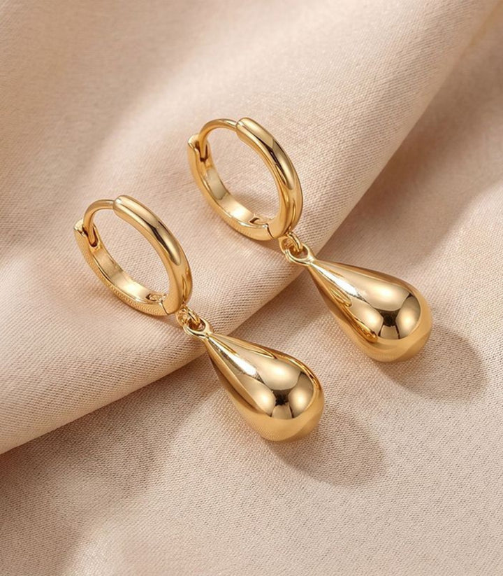 Aretes Teardrop 18K