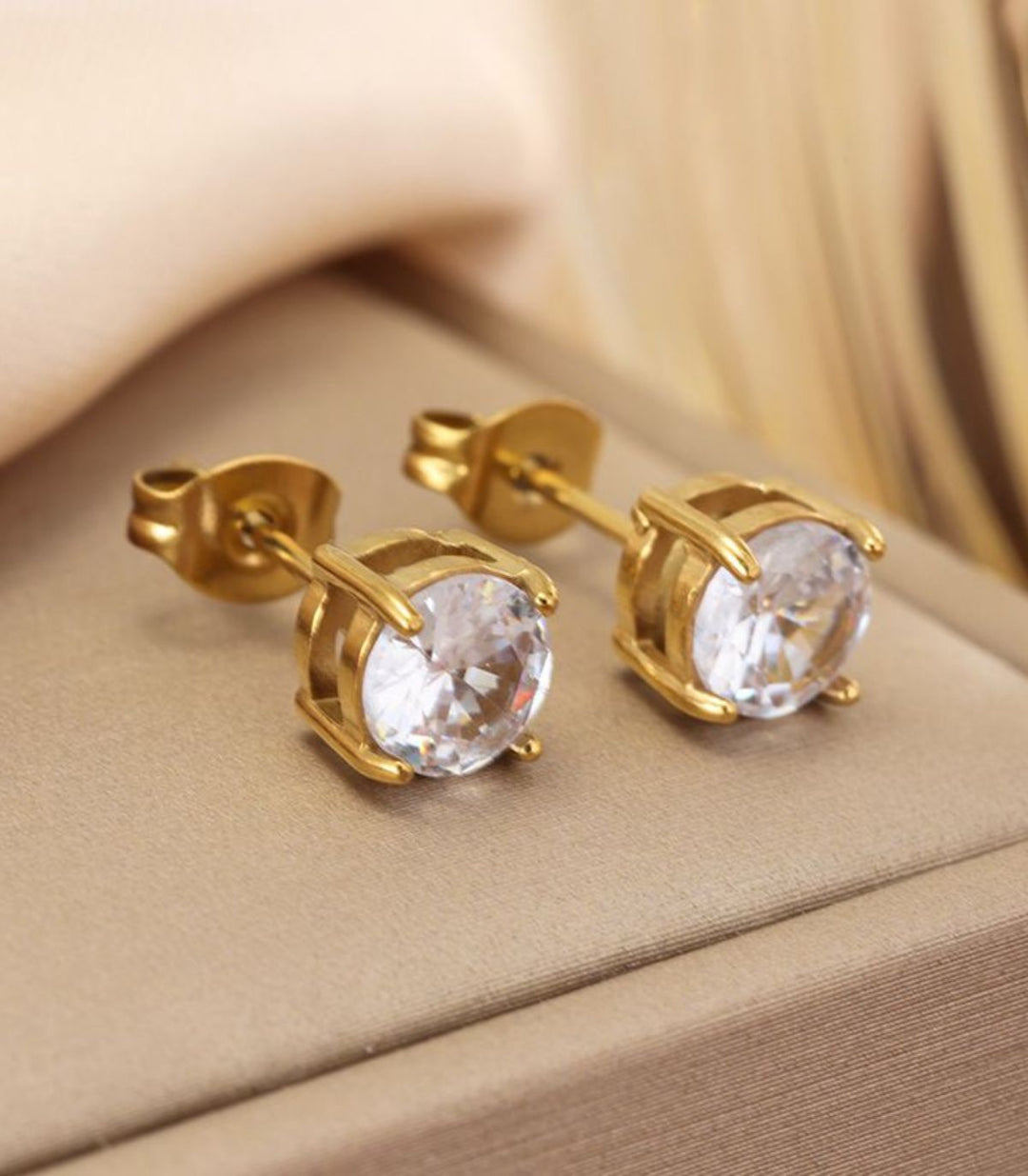 Aretes Zirconias 18K