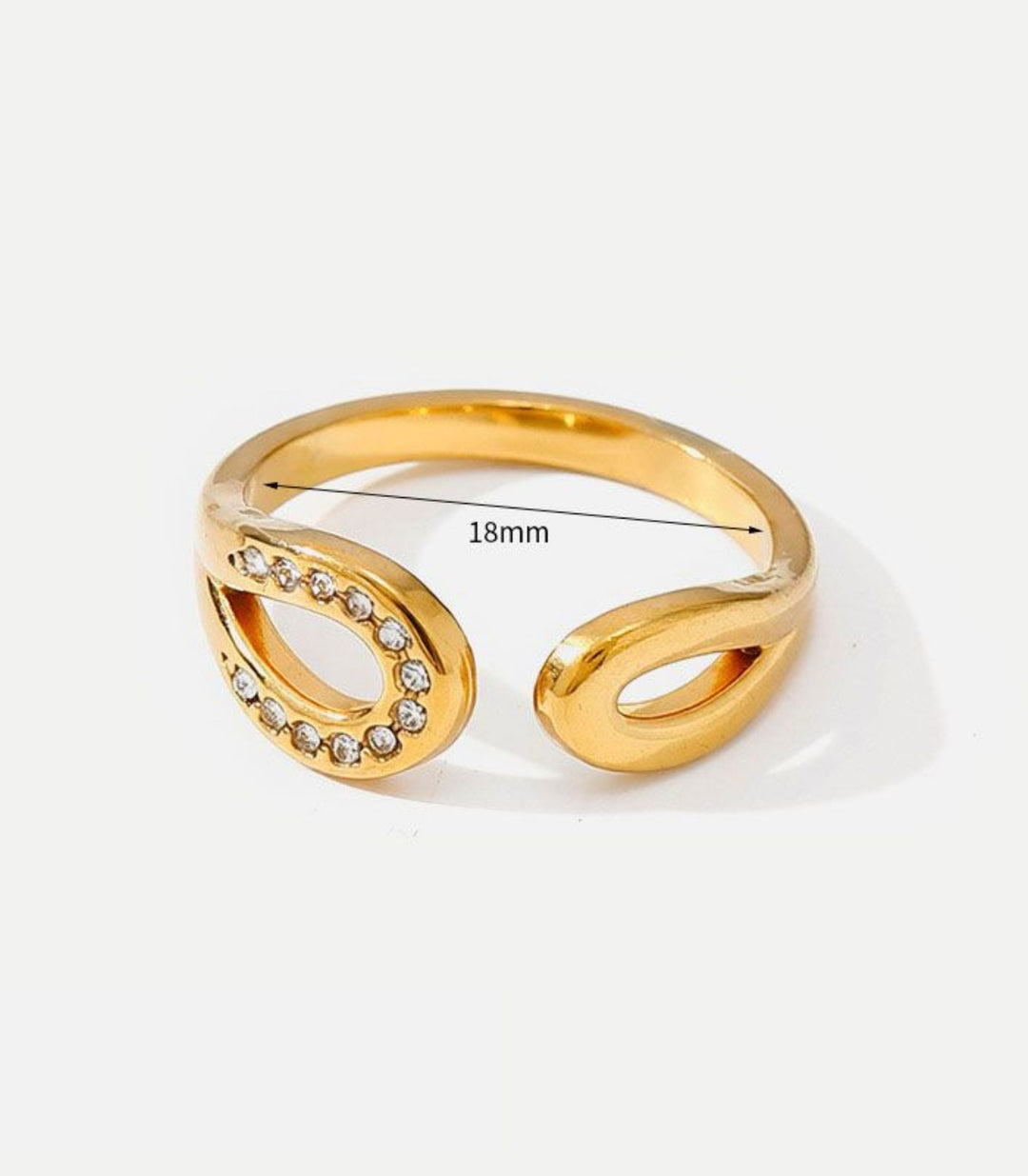 Anillo Teardrop Zircon