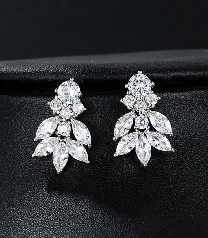 Aretes diamonds white
