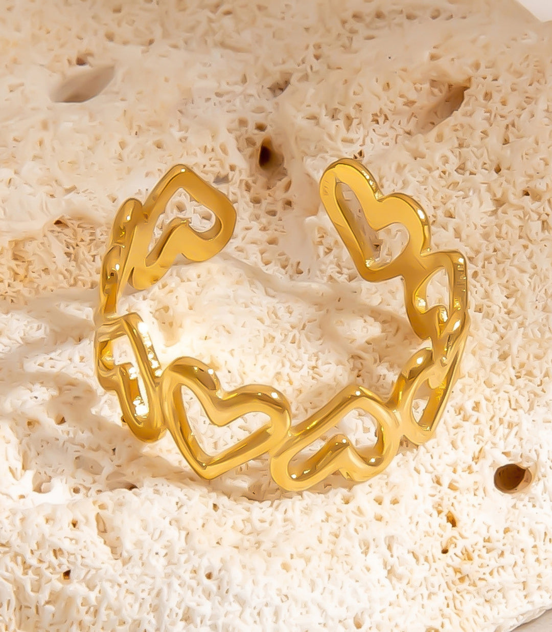 Anillo Corazones